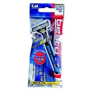 貝印 ベスティーEX （首振り） シェービングジェルセット : 雑貨屋