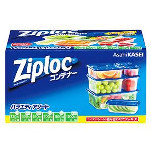 ジップロック（Ziploc） 旭化成 スクリューロック 300ml 2個