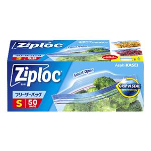 旭化成　ジップロック フリーザーバッグ　Ｓサイズ５０枚