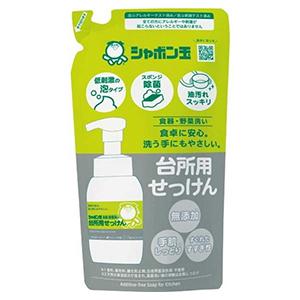 シャボン玉　台所用せっけん 泡タイプ 無添加 食器・野菜洗いつめかえ２７５ｍｌ×10個