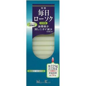 日本香堂 日本香堂 特製毎日ローソク 豆 225g(約120本入 日本香堂 日本香堂 特製毎日ローソク 豆 225g(約120本入