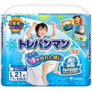 ユニチャーム　トレパンマン　男の子用Ｌ２１枚