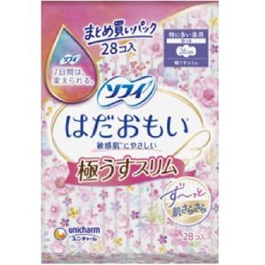 ユニチャーム　ソフィ はだおもい 極うすスリム260 特に多い昼用羽つき 38枚｜雑貨屋