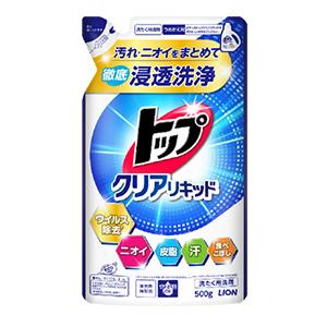 トップクリアリキッド 詰替え（500g）衣料用洗剤/ ライオン : 街の雑貨