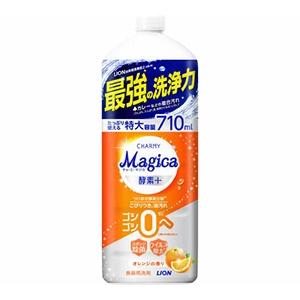 ライオン　チャーミーマジカ 酵素プラス オレンジの香りつめかえ用大型サイズ７１０ｍｌ