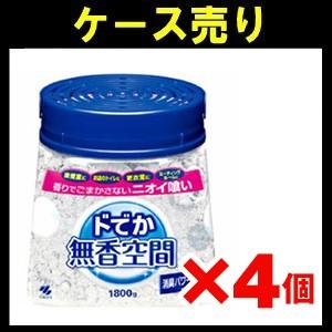 【ケース売り】小林製薬　ドでか　無香空間 本体　1800g　業務用×4個入り