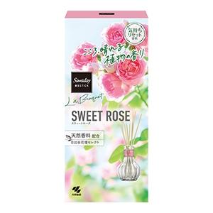 小林製薬　サワデー香るスティック 日比谷花壇セレクト 玄関・部屋用 本体 スウィートローズ７０ｍｌ