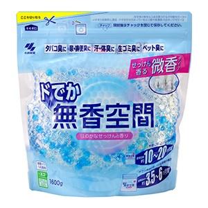 小林製薬 ドでか無香空間　ほのかなせっけんつめ替用　１６００ｇ