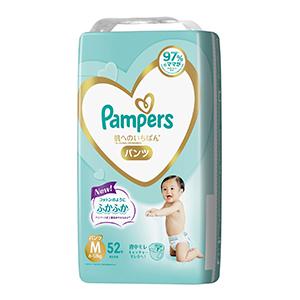 【数量限定】Ｐ＆Ｇ　パンパース　肌へのいちばんパンツスーパージャンボＭサイズ５２枚｜zaccaya