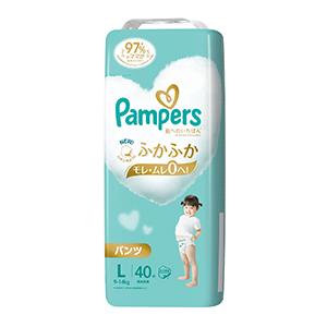 Ｐ＆Ｇ　パンパース 肌へのいちばん パンツ スーパージャンボ　Ｌサイズ４０枚