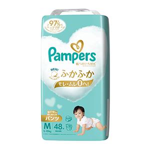 Ｐ＆Ｇ　パンパース 肌へのいちばん パンツ スーパージャンボ Ｍサイズ４８枚