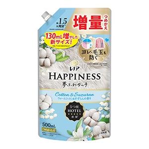 Ｐ＆Ｇ　レノア　ハピネス　夢ふわタッチウォームコットン＆すずらんの香りつめかえ５００ｍｌ