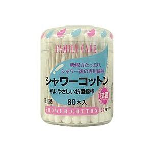 白十字　ファミリーケア　シャワーコットン８０本入