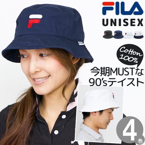 【新春セール】 FILA(フィラ)クラシカルソフト バケットハット メンズ レディース 帽子 コット...