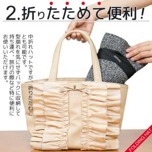 洗えるハット 夏春 麦わら帽子 メンズ レディ...の詳細画像4