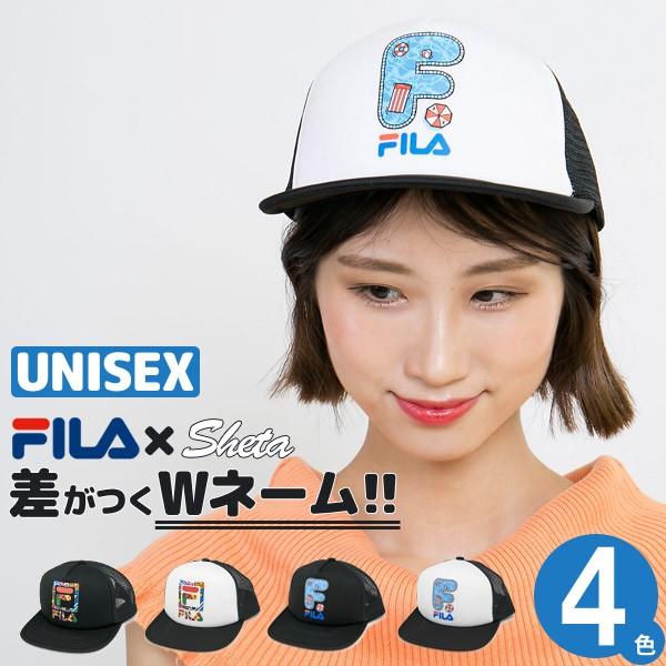FILA 帽子 キャップ メンズ レディース 春夏 グラフィック フィラ SHETA コラボ