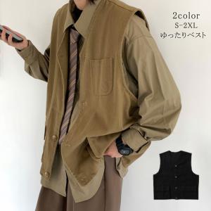 ベスト メンズ ワークベスト シングル ポケット付き 作業服 お釣り 登山 ミリタリー アウター ゆったり ヒップホップ カジュアル おしゃれ レトロ 夏新作｜zadac