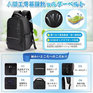 空調ファン付きリュック 冷却バックパック 背中...の詳細画像3
