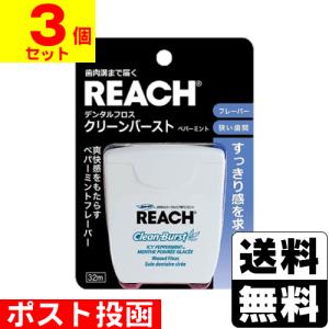 リーチ デンタルフロス クリーンバースト ペパーミント 32m : サン