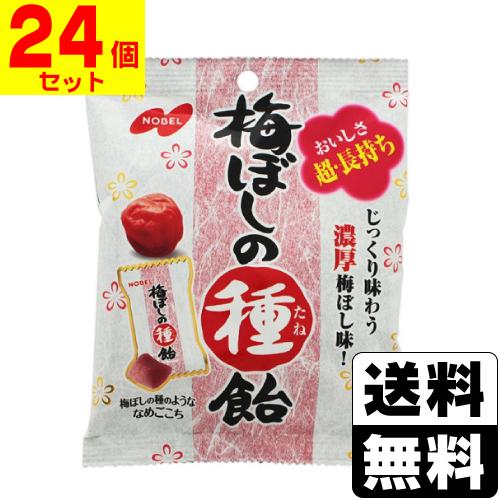 (ノーベル)梅ぼしの種飴 30g(24個セット)