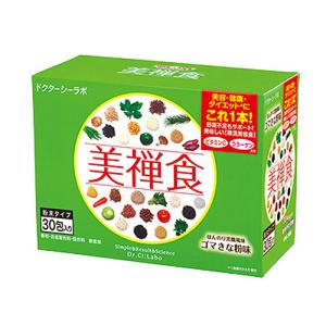 ドクターシーラボ 美禅食 15 4g 30包 ごまきな粉味 くすりの勉強堂 通販 Paypayモール