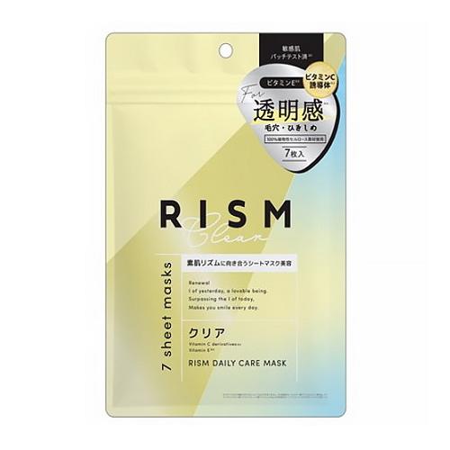 (ポスト投函)RISM(リズム) デイリーケアマスク クリア 7枚入