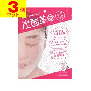 ■ポスト投函■炭酸革命シュワシュワ フェイスパック 1回分【3個セット】
