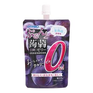(オリヒロ)ぷるんと蒟蒻ゼリー スタンディング カロリーゼロ 巨峰 130g