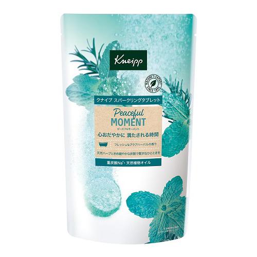 (ポスト投函)クナイプ スパークリングタブレット ピースフルモーメント アクアハーバルの香り 50g...