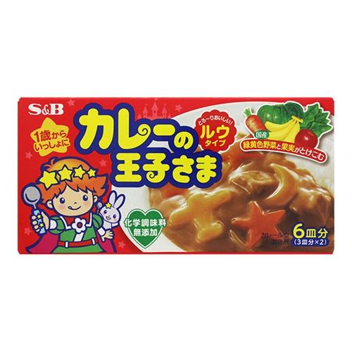 (S&amp;B)カレーの王子さま ルウタイプ 80g