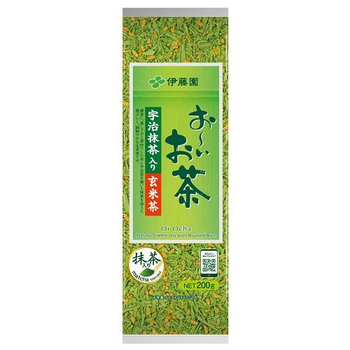(伊藤園)お〜いお茶 宇治抹茶入り玄米茶 200g