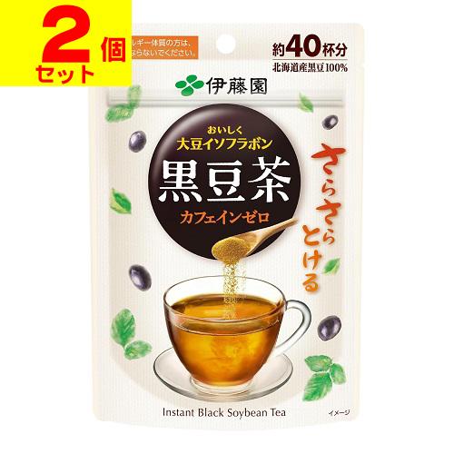 (ポスト投函)(伊藤園)さらさらとける おいしく大豆イソフラボン黒豆茶 32g(2個セット)