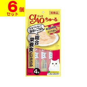 INABA ちゅ〜る いなば ちゅ〜る 総合栄養食 とりささみ 14g×4本
