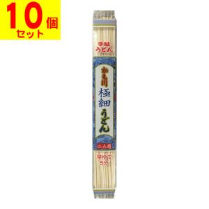 かも川手延べ極細うどん 180g(10個セット)｜zagzag