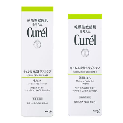 (花王)キュレル(Curel) 皮脂トラブルケア化粧水 150ml＋保湿ジェル 120ml