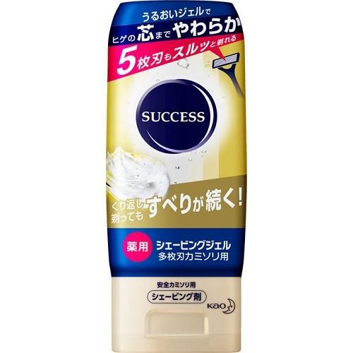 (花王)サクセス 薬用シェービングジェル 多枚刃カミソリ用 180g