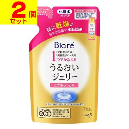 (ポスト投函)(花王)ビオレ うるおいジェリー とてもしっとり 詰替え 160ml(2個セット)