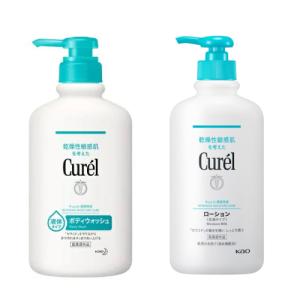 (花王)キュレル(Curel) ボディウォッシュ ポンプ 420mL＋ローション ポンプタイプ 410mL