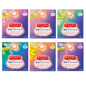(花王)めぐりズム 蒸気でホットアイマスク 全種類