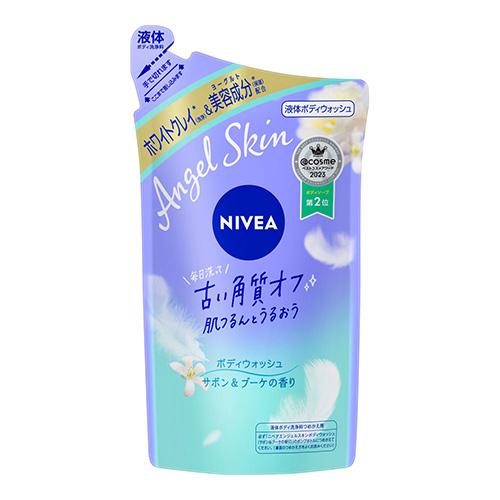 (花王)ニベア エンジェルスキン ボディウォッシュ サボン&amp;ブーケの香り 詰替え 360ml