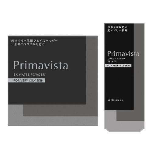 (ポスト投函)(花王)プリマヴィスタ EXマットパウダー 超オイリー肌用 4.8g＋スキンプロテクト...