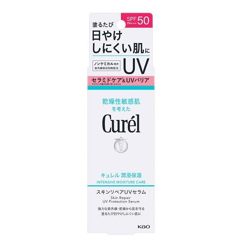 (ポスト投函)(花王)キュレル(Curel) 潤浸保湿 スキンリペアUVセラム 60g