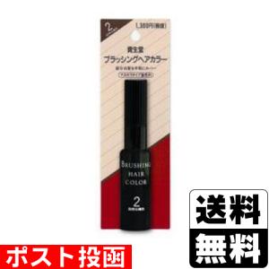 (ポスト投函)(資生堂)ブラッシングヘアカラー 2 自然な褐色 20ml