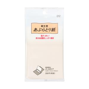 【オマケ商品】あぶらとり紙 SHISEIDO（資生堂） あぶらとり紙 012 : マツモト化粧品店 - 通販