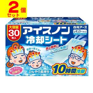 (白元アース)アイスノン 冷却シート 30枚入(2個セット)｜ザグザグ通販プレミアム ヤフー店