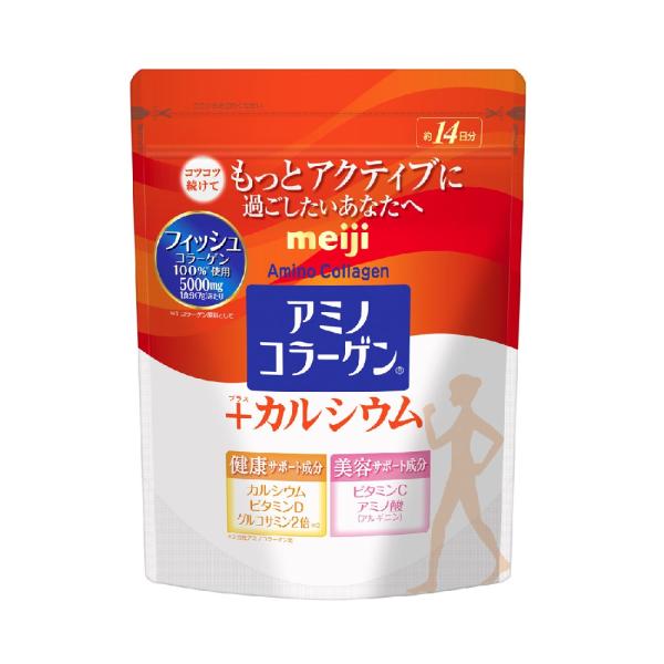 (ポスト投函)(明治)アミノコラーゲンプラスカルシウム 98g