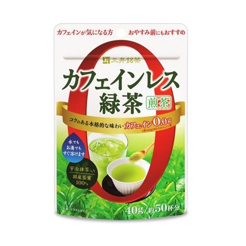 (三井農林)三井銘茶 カフェインレス緑茶 煎茶 40g