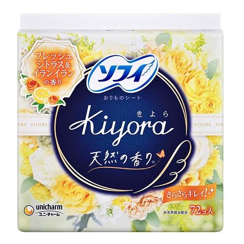 (ユニチャーム)ソフィ Kiyora(きよら) フレグランス フレッシュシトラス＆イランイラン 72...