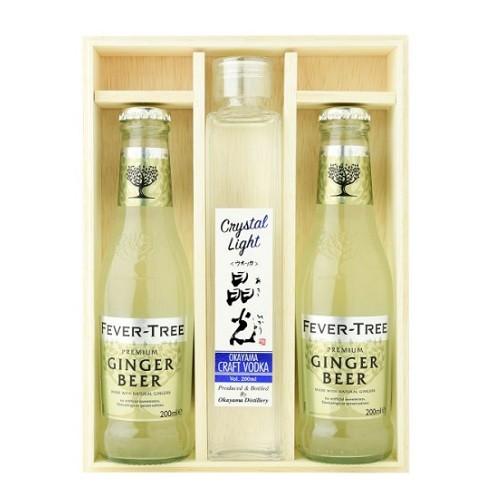 (宮下酒造)クラフトウォッカ 晶光(あきひかり) ジンジャービアセット