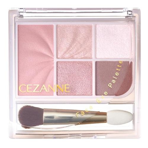 (ポスト投函)(セザンヌ)フェイスアイパレット 02 クラッシーピンク